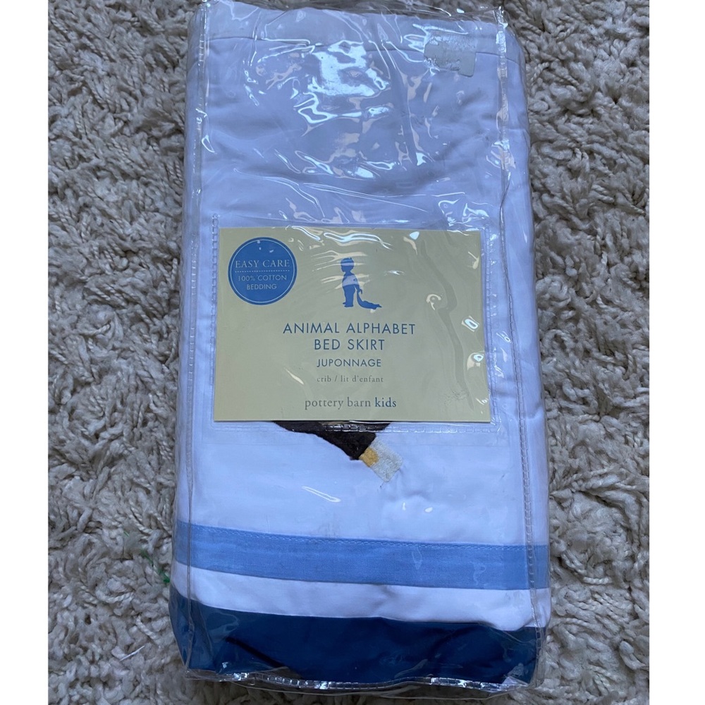Pottery Barn Kids Animal Alphabet Crib Sheets